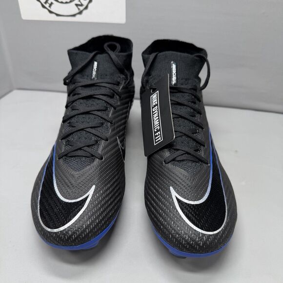 Nike Men Zoom Superfly 9 Elite FG Black Chrome Hyper Royal DJ4977-040 Size 7 NEW main image 9